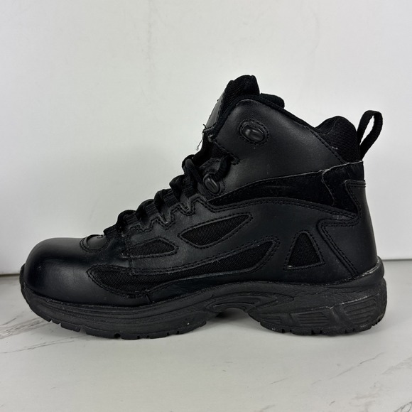Reebok Rapid Response Work Boots Womens 7.5 Black Soft Toe Waterproof Tactical - Picture 5 of 9